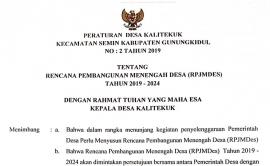 PERATURAN DESA NOMOR 2 TAHUN 2019